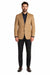 Men's Extra Long Outerwear Coat Camel