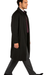 Men's Extra Long Outerwear Black Coat