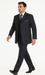 Mens Fancy Stripe High Fashion Suit with Vest and Pants