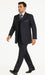 Mens Fancy Stripe High Fashion Suit with Vest and Pants