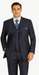 Mens Fancy Stripe High Fashion Suit with Vest and Pants