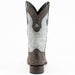Men's Los Altos Wide Square Toe Crazy Leather Boots - Brown