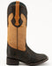 Men's Ferrini Acero Elephant Print Boots Handcrafted Nicotine