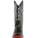 Men's Ferrini Caiman Crocodile Print Boots Handcrafted Black 4039304