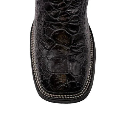 Men's Genuine Exotic Animal Skin Ferrini Hornback Crocodile Card Holder by Ferrini USA - Image 2