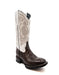 Men's Ferrini Kai Sea Turtle Print Boots Handcrafted Brown