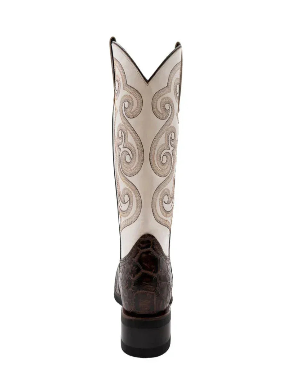 Men's Genuine Exotic Animal Skin Ferrini Hornback Crocodile Card Holder by Ferrini USA - Image 3