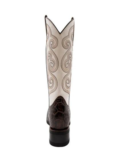 Men's Genuine Exotic Animal Skin Ferrini Hornback Crocodile Card Holder by Ferrini USA - Image 3
