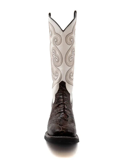 Men's Genuine Exotic Animal Skin Ferrini Hornback Crocodile Card Holder by Ferrini USA - Image 2