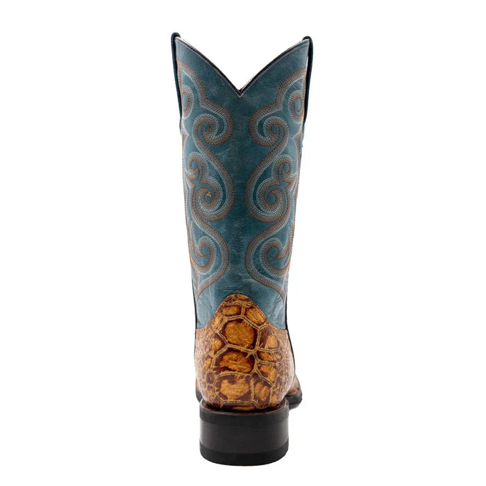 Men's Genuine Exotic Animal Skin Ferrini Hornback Crocodile Card Holder by Ferrini USA - Image 3