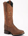 Men's Ferrini Toro Leather Boots Handcrafted Brandy