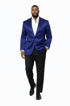 Mens Cowboy Blazer - Western Sport Coat in Color Navy Blue - Image 6