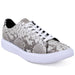 Men's Genuine Full Python Skin Sneakers - Natural
