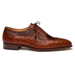 Mens Mezlan Getty Ostrich Wingtip Dress Shoe in Cognac
