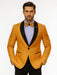 Designer Men’s Gold Tuxedo Blazer – Slim Fit Formal Style