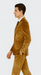 Gold Velvet Suit for Men – 2-Piece Skinny Fit Peak Lapel Formalwear by Tazzio