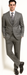 Men's Gray 2 Button Vested Suit