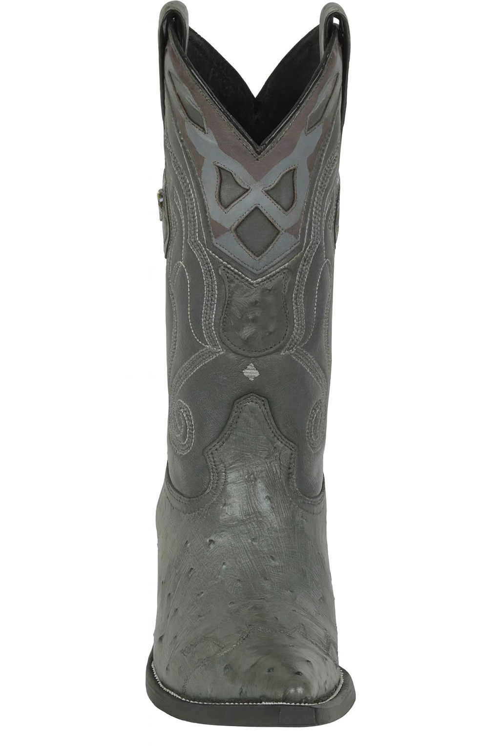 Men's Wild West Smooth Ostrich Skin 3X Toe Boots 29504-B - Image 10