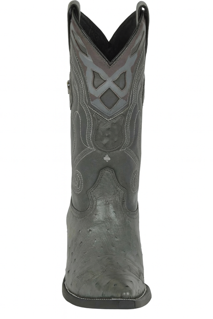 Men's Wild West Smooth Ostrich Skin 3X Toe Boots 29504-B - Image 10