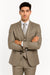 Men’s Gray Vested Modern Fit Suit – Stylish 3-Piece Formal Wear for Weddings, Business & Special Events