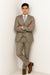 Men’s Gray Vested Modern Fit Suit – Stylish 3-Piece Formal Wear for Weddings, Business & Special Events