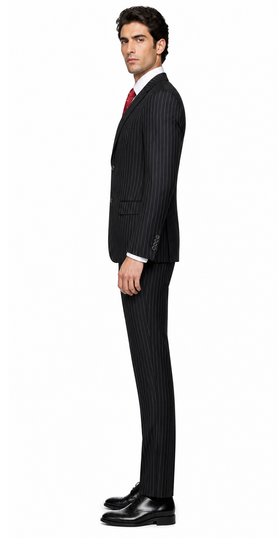 Mens Great Gatsby Outfit - 1920s Gangster Outfit Look in Black - Unique product description and key features