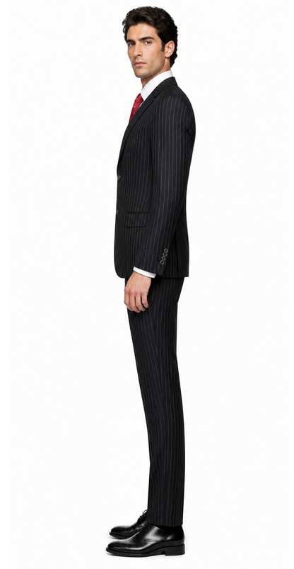 Mens Great Gatsby Outfit - 1920s Gangster Outfit Look in Black - Unique product description and key features