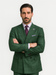 Designer Green Double-Breasted Suit – Formal Groom Attire