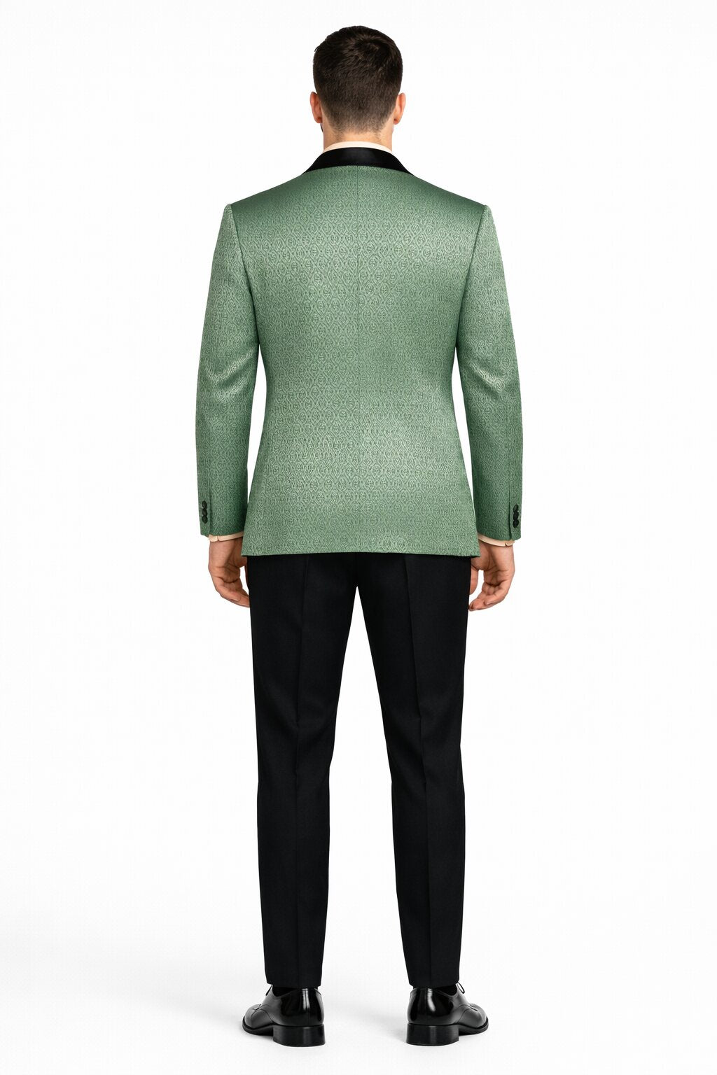 Premium Basil Green Church Suit for Men – Sharp Formal Ensemble Modern Fit