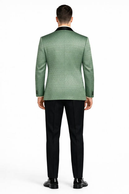 Premium Basil Green Church Suit for Men – Sharp Formal Ensemble Modern Fit