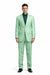Men's green suit