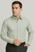 Mens Outlet Long Sleeve 100% Cotton Shirt - Green