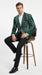 Mens Green Sequin Christmas Holiday Blazer – Luxury Party Jacket for New Year, Wedding and Festive Events New Year Jacket