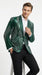 Mens Green Sequin Christmas Holiday Blazer – Luxury Party Jacket for New Year, Wedding and Festive Events New Year Jacket