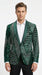 Mens Green Sequin Christmas Holiday Blazer – Luxury Party Jacket for New Year, Wedding and Festive Events New Year Jacket