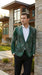 Mens Green Sequin Christmas Holiday Blazer – Luxury Party Jacket for New Year, Wedding and Festive Events New Year Jacket