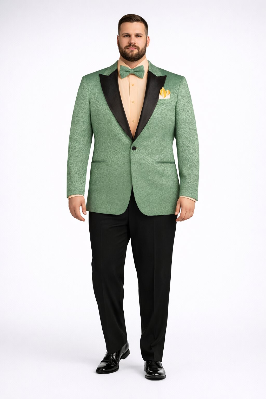 Premium Basil Green Church Suit for Men – Sharp Formal Ensemble Modern Fit