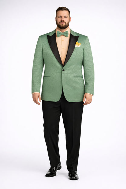 Premium Basil Green Church Suit for Men – Sharp Formal Ensemble Modern Fit