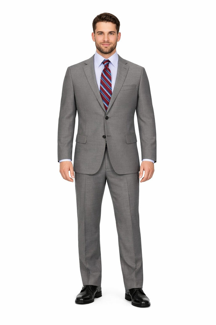 Tiglio Wool Double-Breasted Suit – Premium Tailored Formal Suit Modern Fit