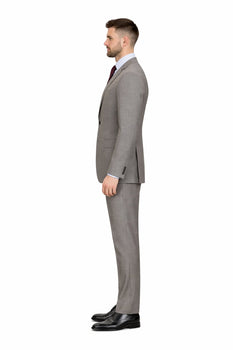 Slim Fit Tiglio Wool Suit – Modern Tailored Two-Piece Formal Suit