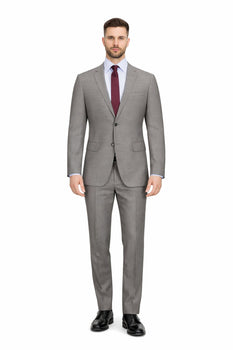 Slim Fit Tiglio Wool Suit – Modern Tailored Two-Piece Formal Suit
