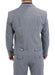 Men’s Grey Western Suit Set – Classic 2 Piece Formal Suit for Weddings, Business