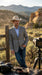 Mens Grey Western Three Button Blazer – Classic Cowboy Style Formal Jacket Business Casual Sport Coat