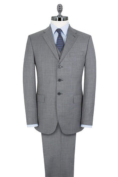 Mens Grey Western Three Button Blazer – Classic Cowboy Style Formal Jacket Business Casual Sport Coat