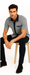 Men’s Houndstooth Walking Suit by Dreams by Zacchi – 2 Piece Lei sure Set in navy/white- $99