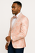 Mens Paisley Jeweled Shawl Prom Tuxedo in Blush Pink