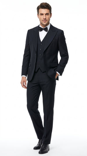 Mens Joker 2 Black 3-Piece Suit – Premium Movie-Inspired Cosplay Costume, Halloween & Formal Dress Outfit