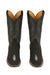 Mens King Exotic Boots Square Toe Stingray Single Stone Black