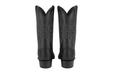 Men's King Exotic Snip Toe Stingray Boots Full Rowstone Handmade Black (4941105-)