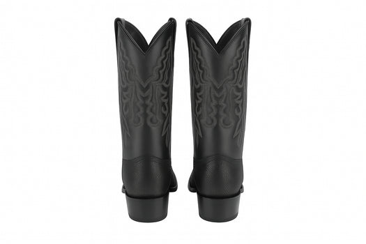 Men's King Exotic Snip Toe Stingray Boots Full Rowstone Handmade Black (4941105-) - Image 3